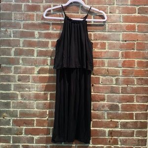 Black LOFT High Neck Jersey Sundress SP